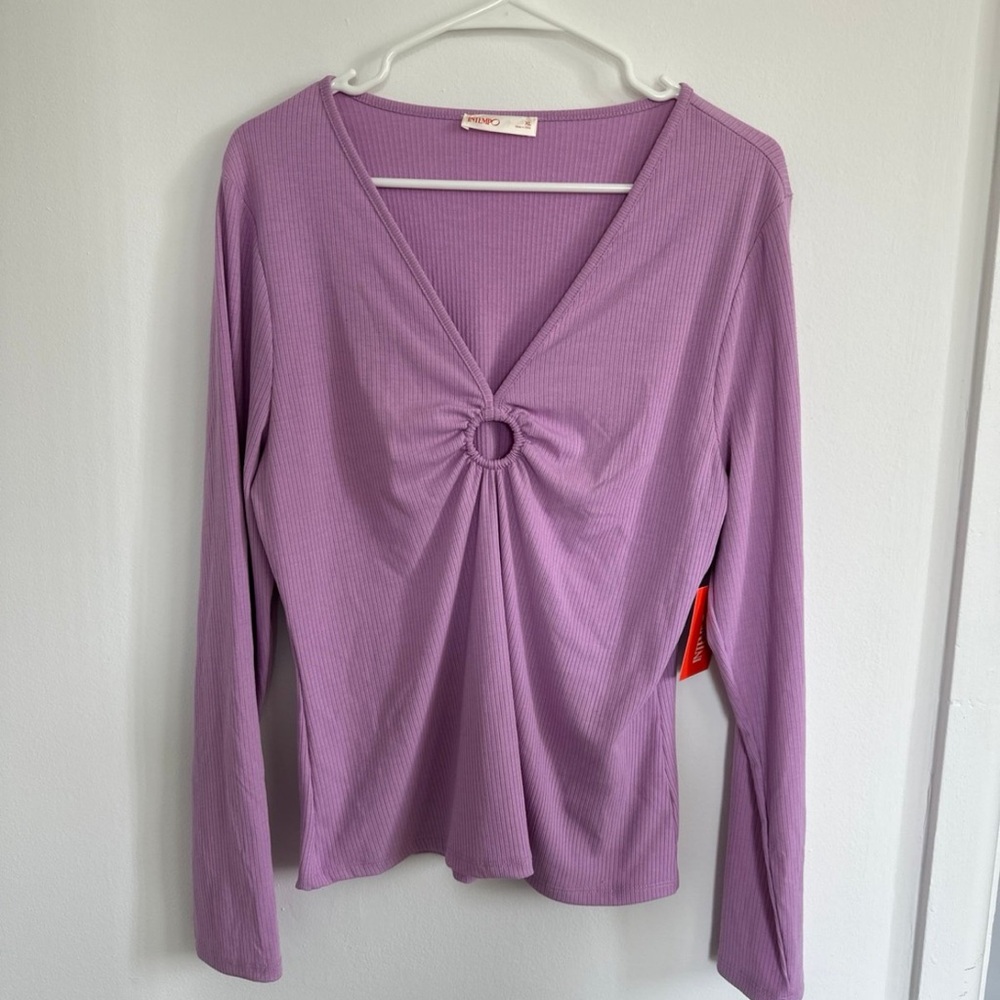 Lavender Long Sleeve Top